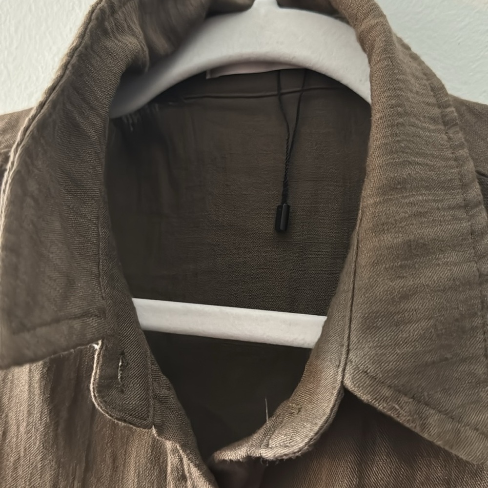 LF women’s olive green button up - Picture 5 of 7